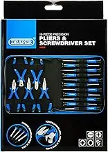 Draper 48958 16-Piece Precision Pliers and Screwdriver Set