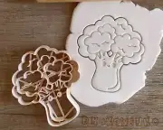 Broccoli Healthy Fresh Sweet Food Vegetable Village Countryside Cookie Cutter