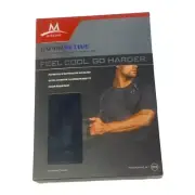 Mission Men's VaporActive Compression Shirt, Black, Large
