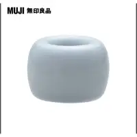 在飛比找蝦皮購物優惠-無印良品 Muji 白磁牙刷架-藍色