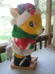 24'' SKING REINDEER BLOW MOLD BRAND NEW WITH TAG