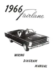 FORD 1966 Fairlane Wiring Diagram Manual 66