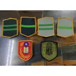 陸軍專科學校 學校臂章 士校 年級槓 銅質領章