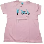 Vintage Paul Frank Tshirt, Womens, Moped, Pink, Medium