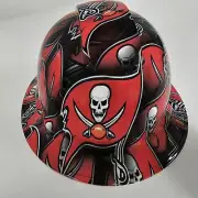 full brim hard hat custom hydro dipped IN TAMPA BAY BUCANNEERS NEW