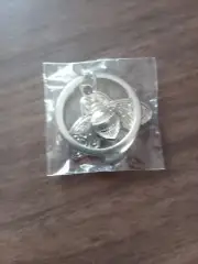 Patron Tequila Metal Bumble Bee Logo Keychain *BRAND NEW IN PACKAGE*
