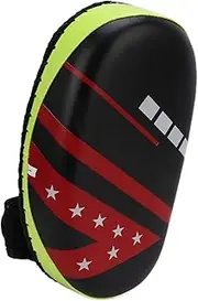 XIASABA Boxing Foot Target PU Arc Strong Tensile Strength Boxing Protective Gear for Fitness Training Red Single