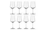 8pc Ritzenhoff Lichtweiss Stemmed White Red Wine Drinking Glassware Glass Set