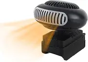 Thermostat Space Heater, Quiet Electric Space Heater with 180° Rotating Head, 2 Gear Adjustable Temperature, Compatible with DCB201 DCB203 DCB204 DCB206 Batteries