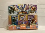 Skylanders Giants 3 Pack Fill Grunt Flashwing Double Trouble Figures Sealed