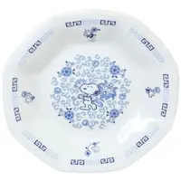 在飛比找樂天市場購物網優惠-小禮堂 Snoopy 陶瓷八角盤 (中華風格)