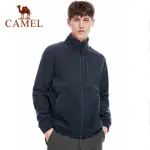 CAMEL 戶外抓絨夾克男士夾克內襯搖粒絨夾克防靜電