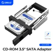 ORICO 5.25 Hot Swap Mobile Rack CD-ROM 3.5''Internal SATA Hard Drive SSD Adapter