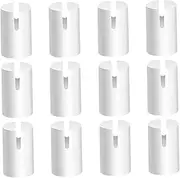 TOPPERFUN Banjo String Nut 12 Pack Cattle Bone Banjo Replacement Nut for Players