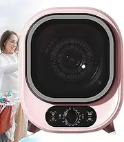 Electric Portable Clothes Dryer, Small Mini Tumble Dryer, Condenser Tumble Dryer, Travel Mini Heated Airers Clothes Indoor, for Travel, Apartments, Student Dorm, Hotel, Home A