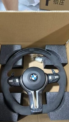 M Comp BMW Alcantara LED Steering Wheel + Airbags | 2 Series (F-Chassis) M2/M240 (for: BMW)