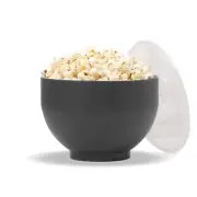 W&P Microwave Silicone Popcorn Popper Charcoal 4 Cups BPA Free Eco-Friendly