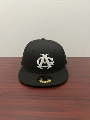 New Era, 59Fifty Fitted Hat, Negro League, Various Sizes, Black & White