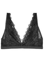 Wacoal Lace Perfection Soft-cup bra - Charcoal - Petite Petite