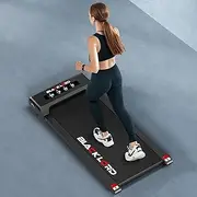 BLACK LORD Portable Walking Pad Treadmill 2.3HP, FW40 Model, Exercise Machine Fitness Equipment Under Desk with Bluetooth APP Remote Control, Black