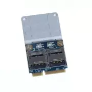 Mini PCI-E PCIE Memory Card Adapter PCIE to Dual TF SDHC SDXC Reader Converter