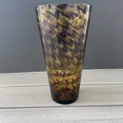 Crate & Barrel Sahara Vase 12" Tall x8" Wide Opening