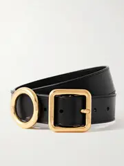 [Jacquemus] Jacquemus - Regalo Embellished Leather Belt - Black - 85 85 Black