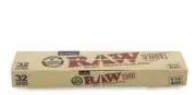 Raw Classic Natural Unrefined 1 1/4 Pre Rolled Paper Cones 32 Pack Cone