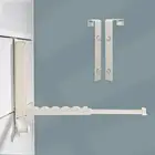 Folding Clothes Drying Rack with Over The Door Hanger Hooks, All Metal Laundr...