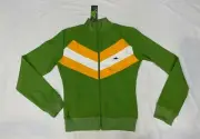 ATTICUS LADIES TRACKSUIT JACKET GREEN AMBER WHITE BLINK 182