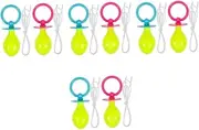 BESTOYARD 4sets Adult Cosplay Accessory Pacifier Novelty Costume for Parties Oversized Fake Pacifier Prop for Photo Booths 2pcs*4
