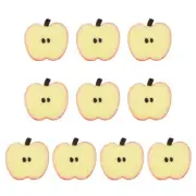 10 Pcs Artificial Pineapple/Watermelon/Peach/Strawberry Slices Blocks Fake Fruit