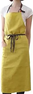 [TTYAO REII] Cotton Apron for Women Japanese Style Art Work Apron Kitchen Apron for Cooking Gardening Painting
