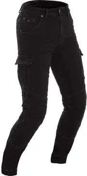 Richa Apache Ladies Motorcycle Jeans, black, Size 26 for Women