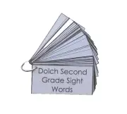 Educational Literacy Learning Resource Dolch Second Grade Sight Word Ring