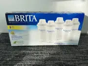 Genuine Brita • Pitcher Replacement Filters 5 Pack New Sealed Water Filters