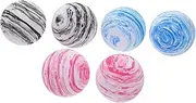 SUPVOX 6pcs Eva Foam Golf Stress Balls Soft Indoor Practice Balls for Pets Multi Functional Training for Home Use Pet Play Durable Versatile Design