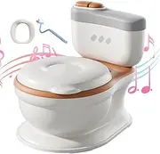 Potty Training Toilet for Kids - Kid's Splashproof Potty Training Toilet | Widened Toilet Trough Toddler Toilet Seat for Home and School Toilet Training