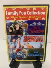 Hotel Transylvania / Cloudy With a Chance of Meatballs / The Smurfs (DVD) NEW