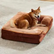 Orthopedic Dog Bed, Memory Foam Pet Bed for Small Dogs & Cats with Washable Remo