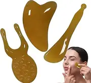 sha Tool For Face, Natural Resin Facial Massager Tool Sha, Natural Manual Skin Care Tools For Face And Body, Facial Skin Care And Jawline Sculpting