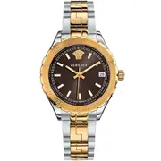 Versace Women's Watch Wristwatch Stainless Steel Hellenyium V12040015 Gold