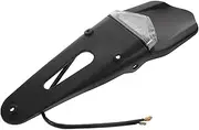 DRESSOOS Universal Plate Rear Led Tail Light Brake Lamp for Off-road Bikes Black/white