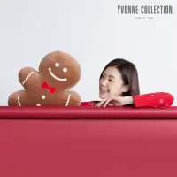 在飛比找momo購物網優惠-【Yvonne Collection】薑餅人立體抱枕(聖誕限