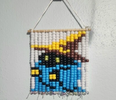 Final Fantasy Black Mage Beaded Tapestry Wall Art