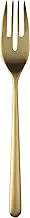 Mepra Linea Ice Oro AZB10811121 Table Fish Fork, [Pack of 24], Matt Brushed Gold, Dishwasher Safe Tableware