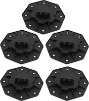 HOLIDYOYO 5Pcs Floor Support Pedestals for Decks Deck Supports with Design Easy Installation for Outdoor Use Height