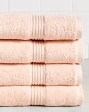 Superior Solid Absorbent 4pc Bath Egyptian Cotton Towel Set