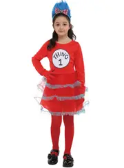 Dr Seuss Inspired Thing 1 Girls Book Week Costume