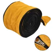 Protective Flame Retardant Leather Welding Torch Cable Hose Cover 23ft Long